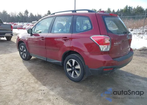 2017 Subaru Forester 2.5I z USA, uszkodzony, nr VIN JF2SJABC2HH496243